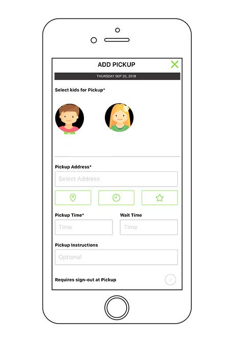 How to schedule a ride with zum app